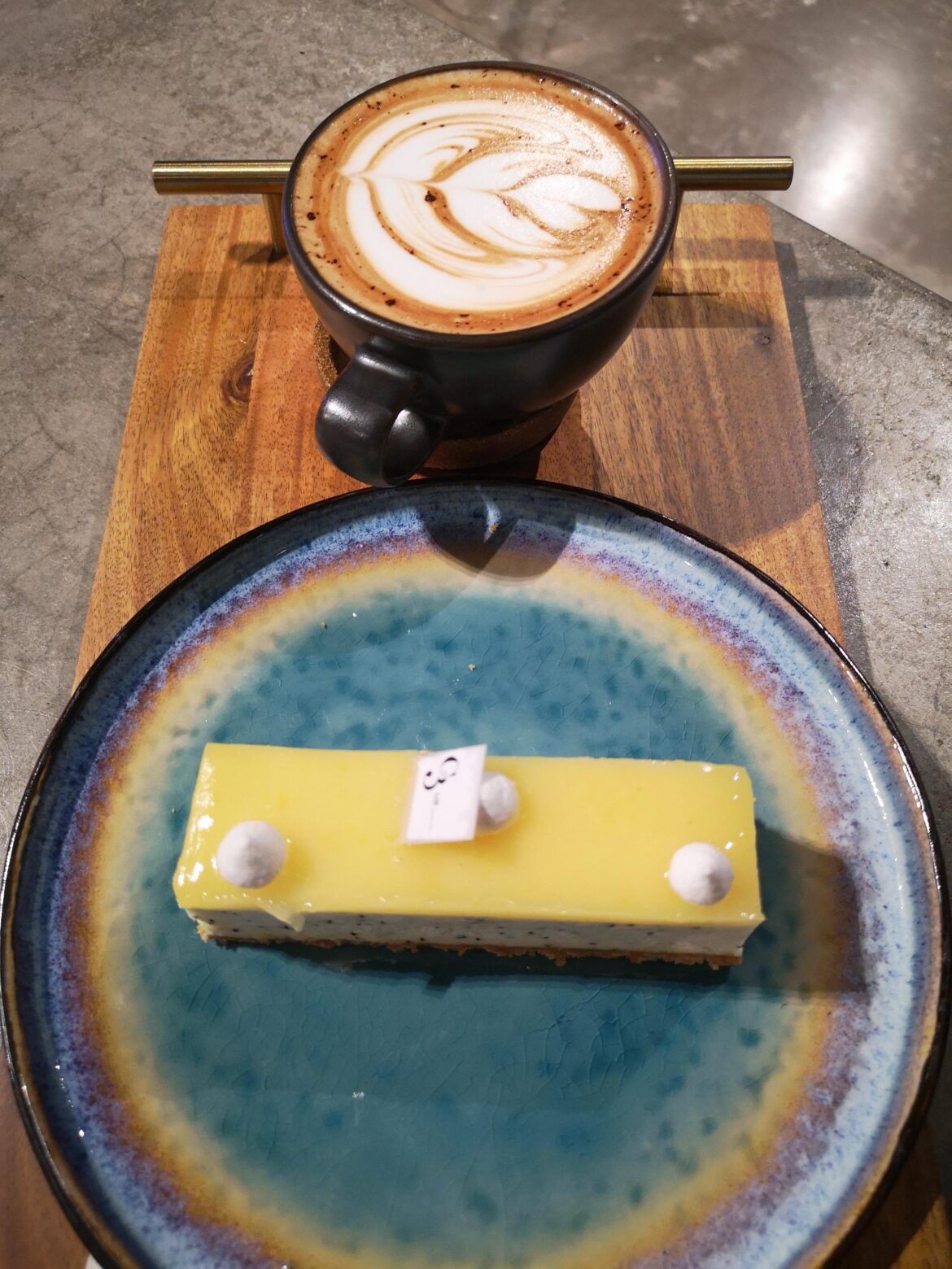 Treated myself to a little java and tart sweetness :)