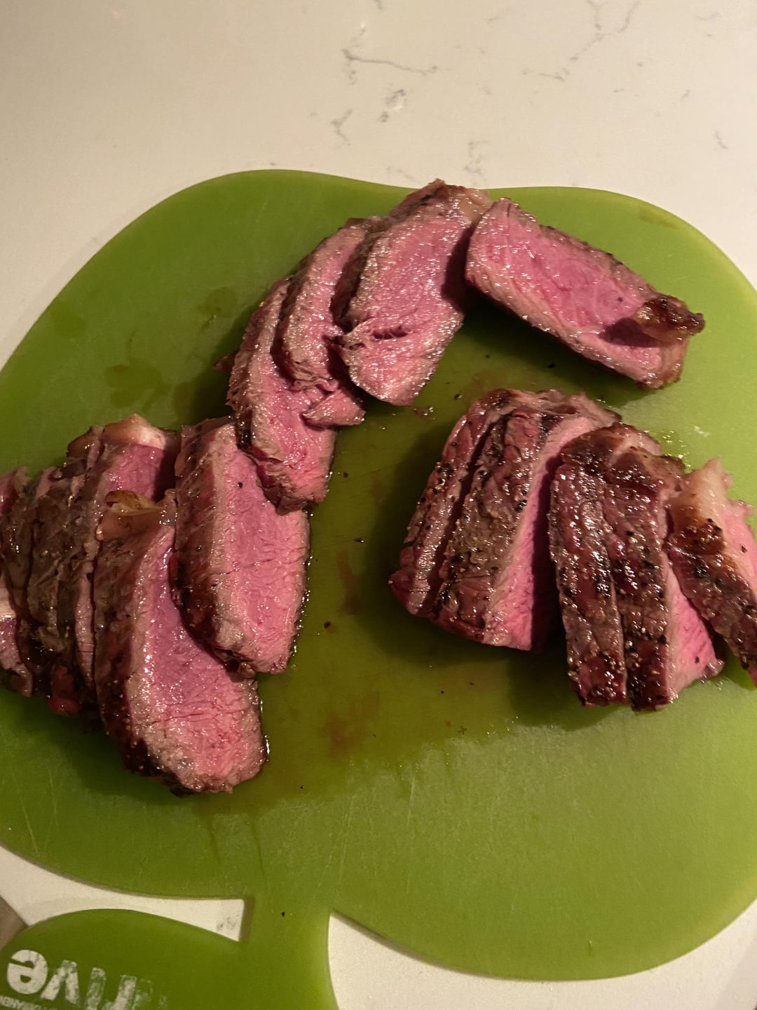 Just about my second shot at making steak on a charcoal grill Dining