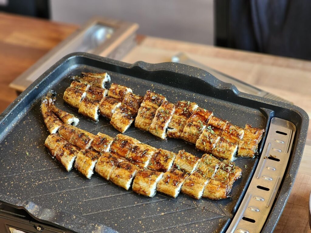 Grilled Eel in Korea! This one was soy sauce yangnyeom flavor