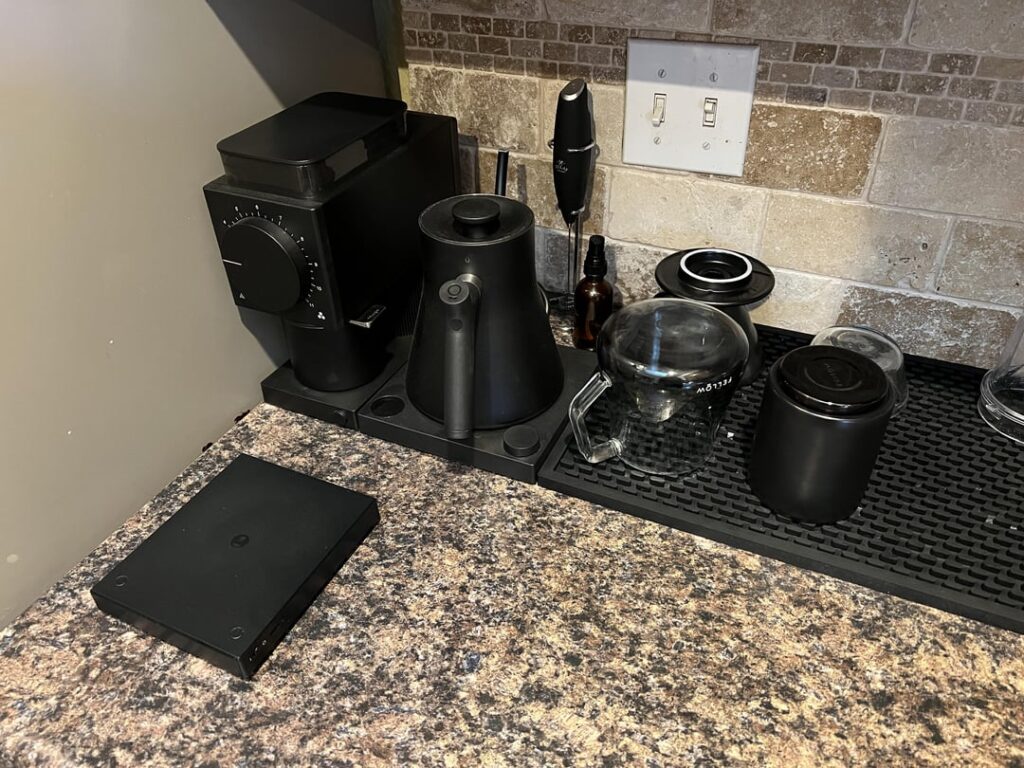 Matte Black Coffee Corner