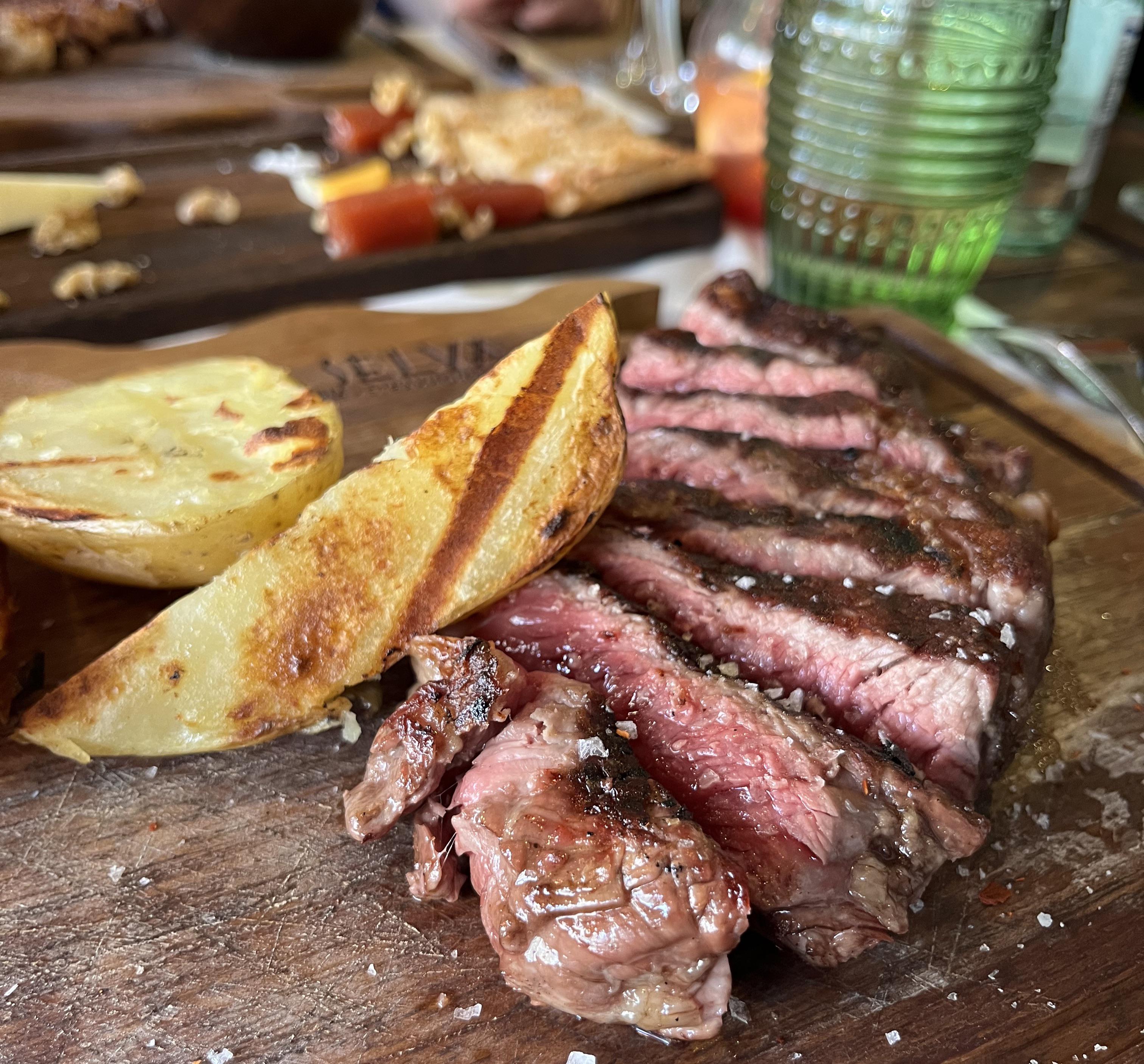 Argentine black angus sirloin, La sellva, Barcelona Dining and Cooking