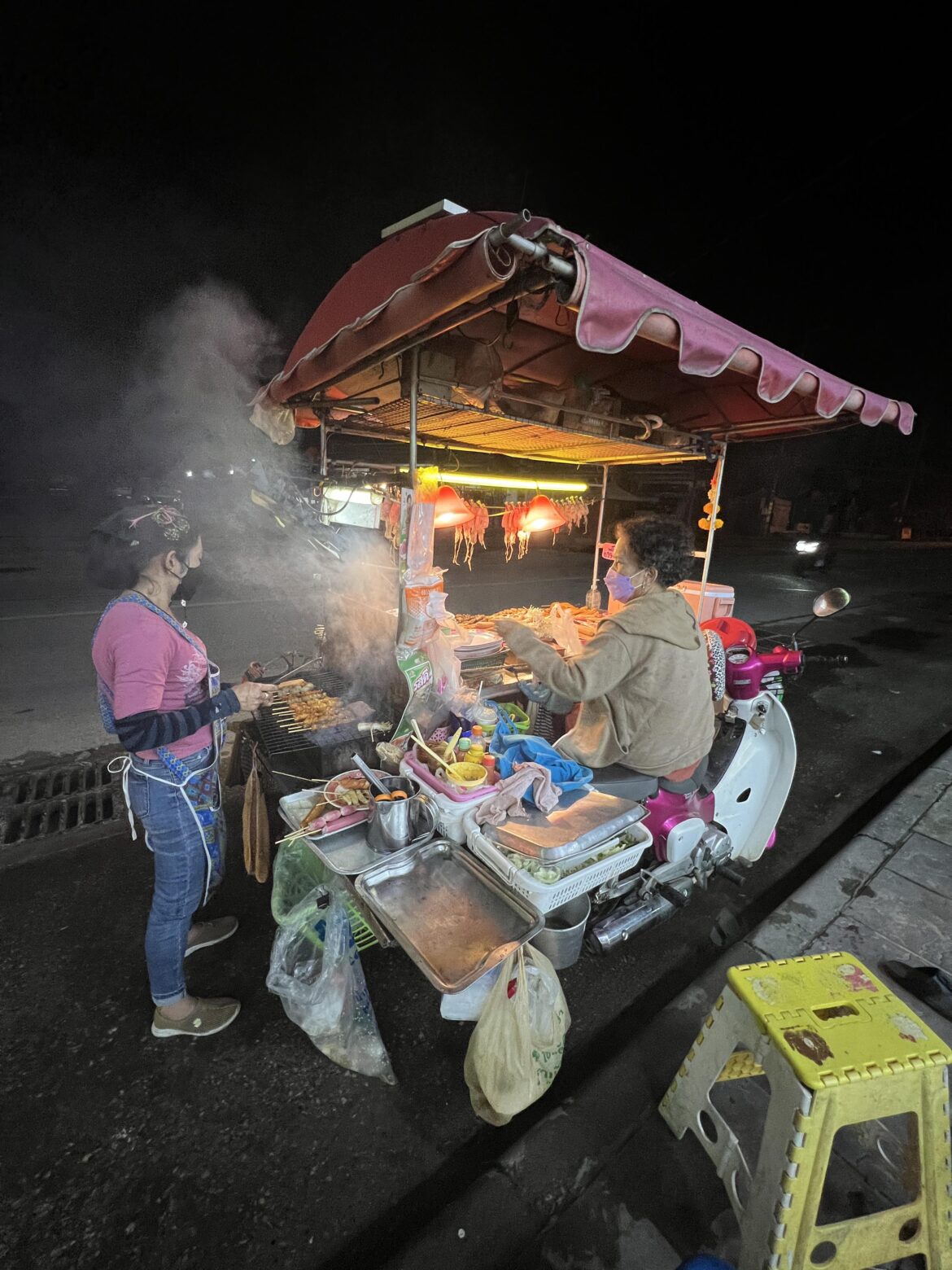 Grilled snacks in Phuket, Thailand