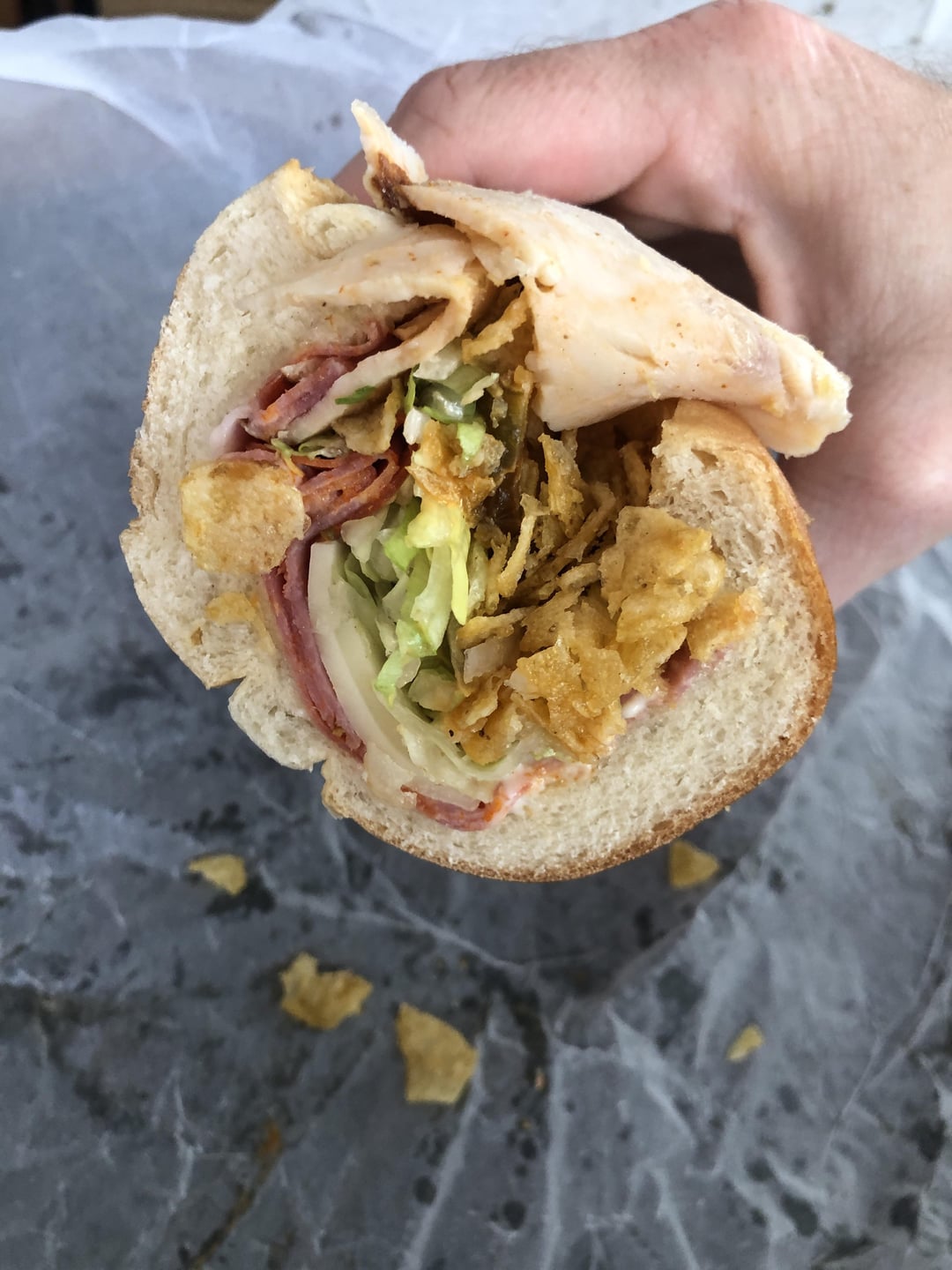 Spice Melange from Gateway Subs Hot capicola, sliced Buffalo chicken