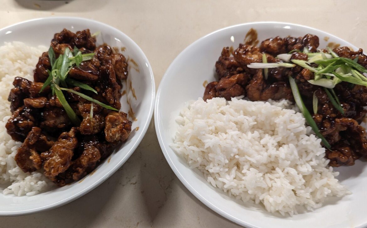 General Tso's Chicken with a little help from Ethan Chlebowski