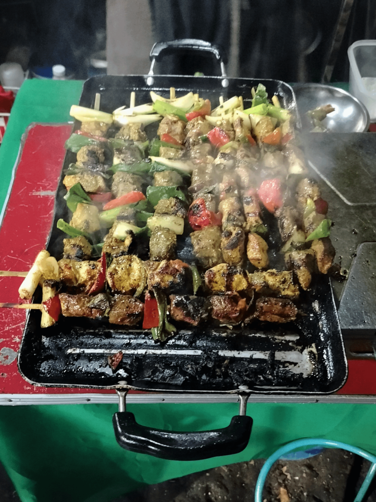 Looks good and tastes delicious at the night market Baguio City.