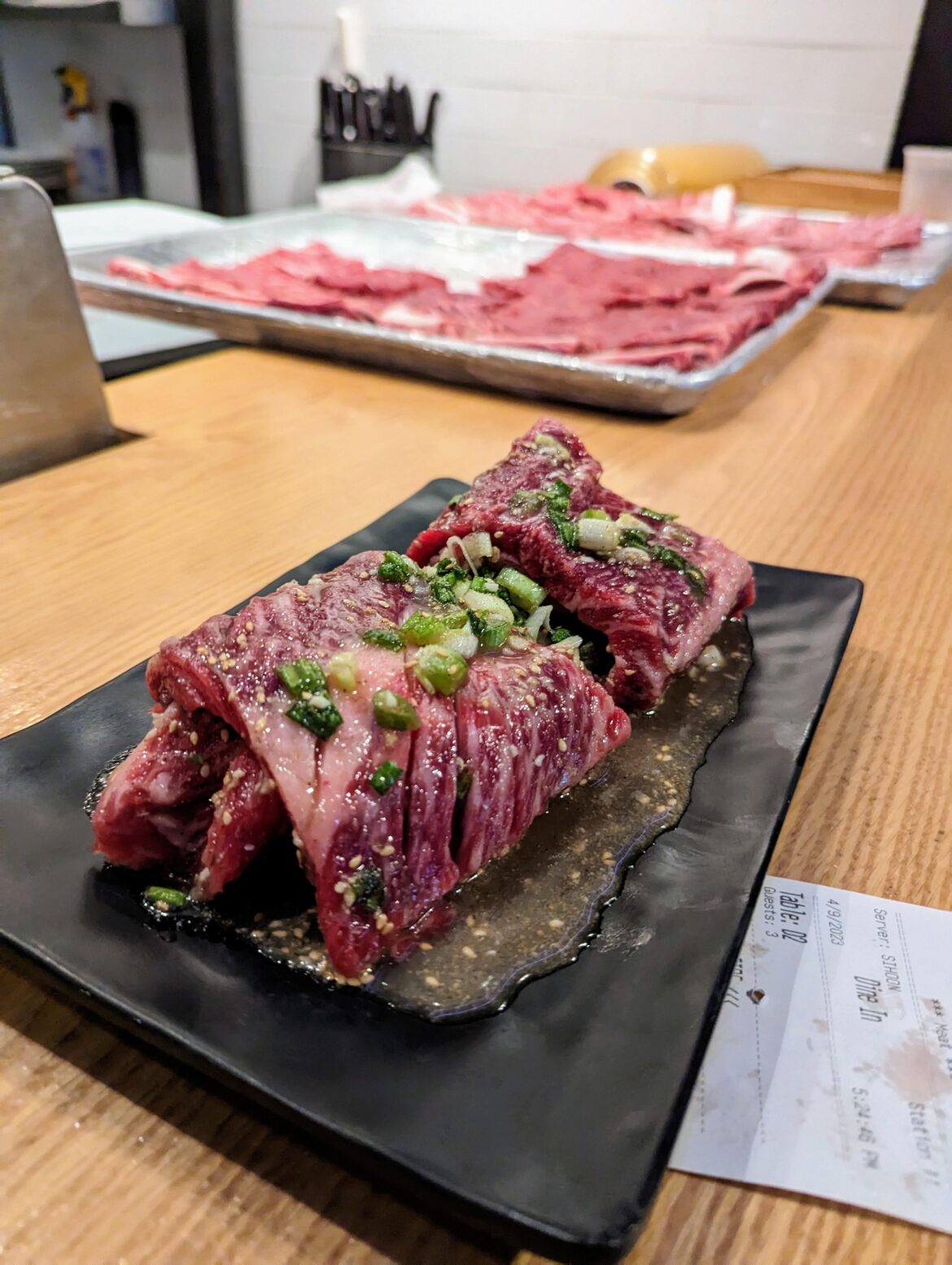 Marinated Short-Ribs ready to be grilled (양념갈비)