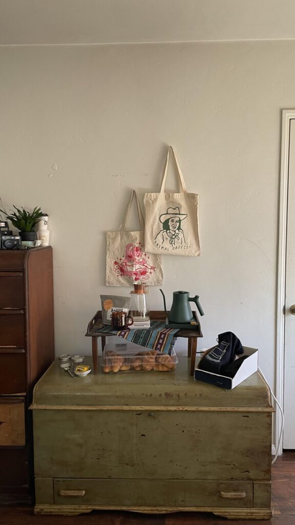 Cowboy Coffee Corner + sneaky tea station