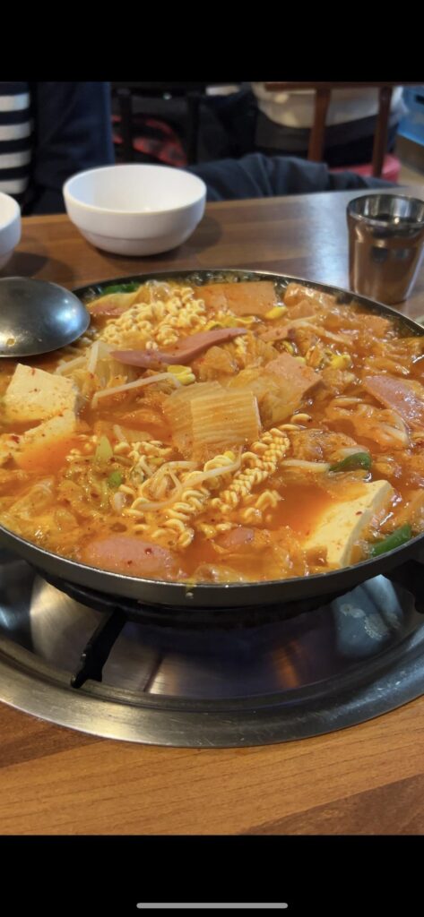 Army Stew and Egg Omelette