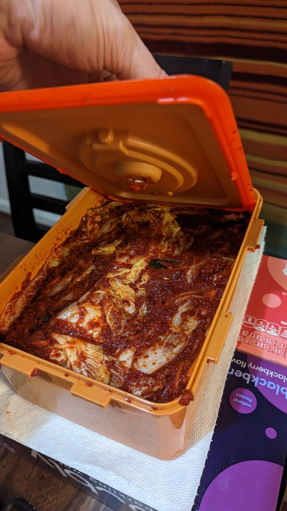 Wife just started a new batch of kimchi