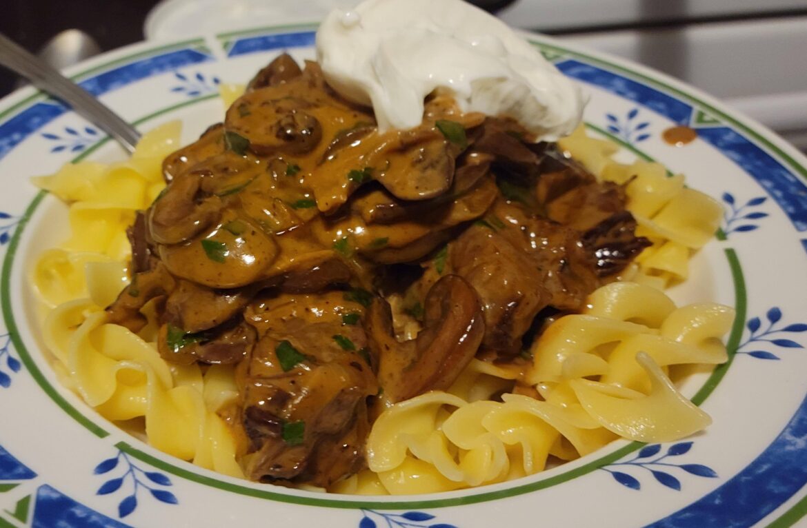 [Homemade] Beef Stoganoff