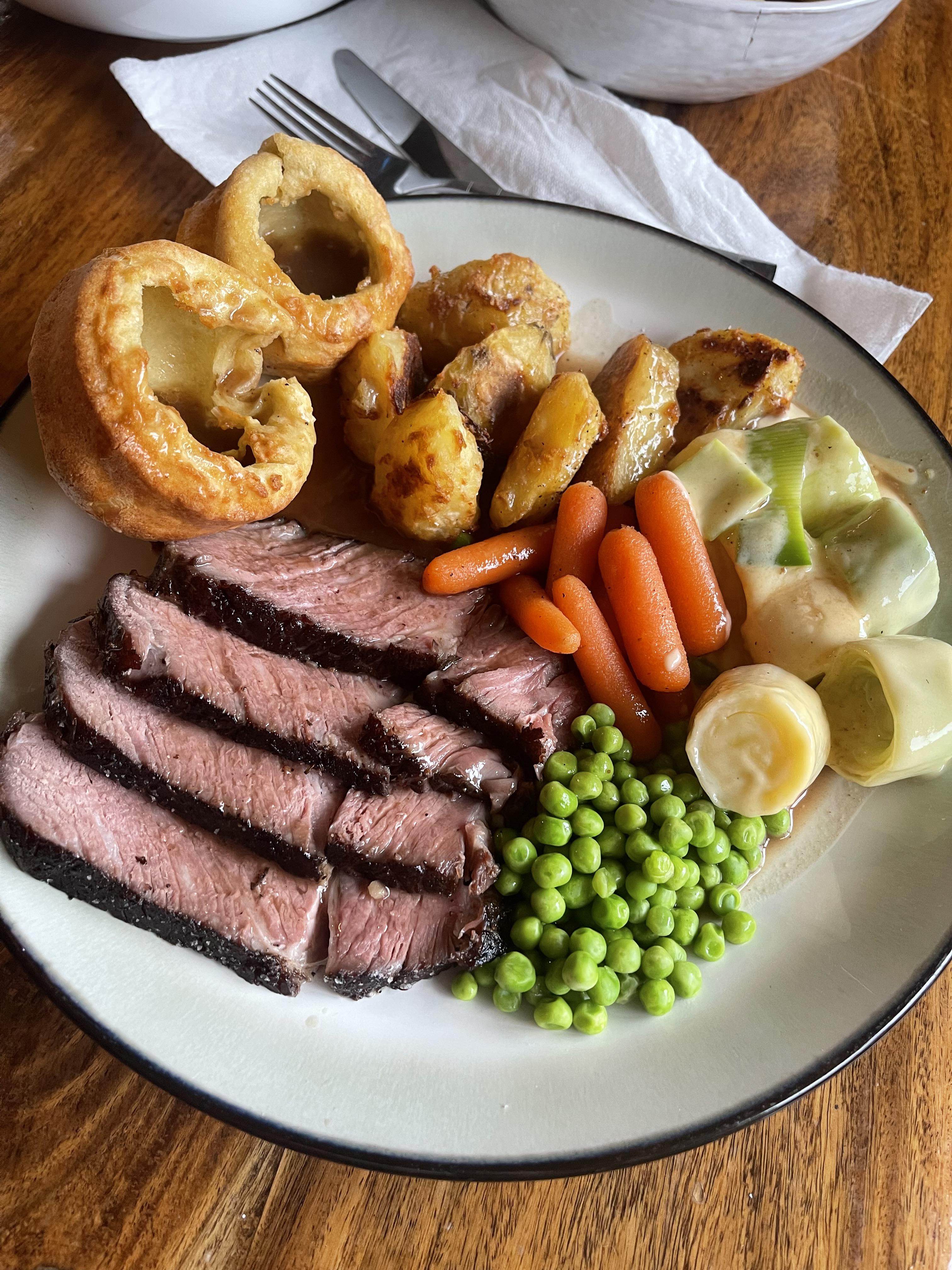 Easter Roast. Chuck 137 degrees for 48 hours. Definitely lived up to the hype. Dining and Cooking