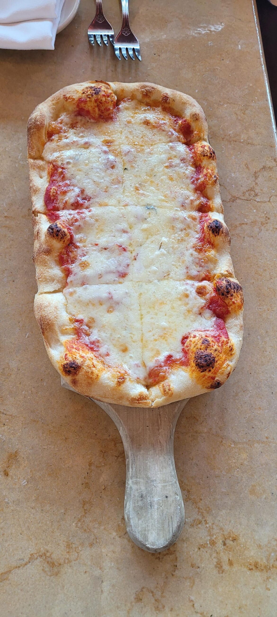 Cheese Flatbread Pizza @ The Cheesecake Factory