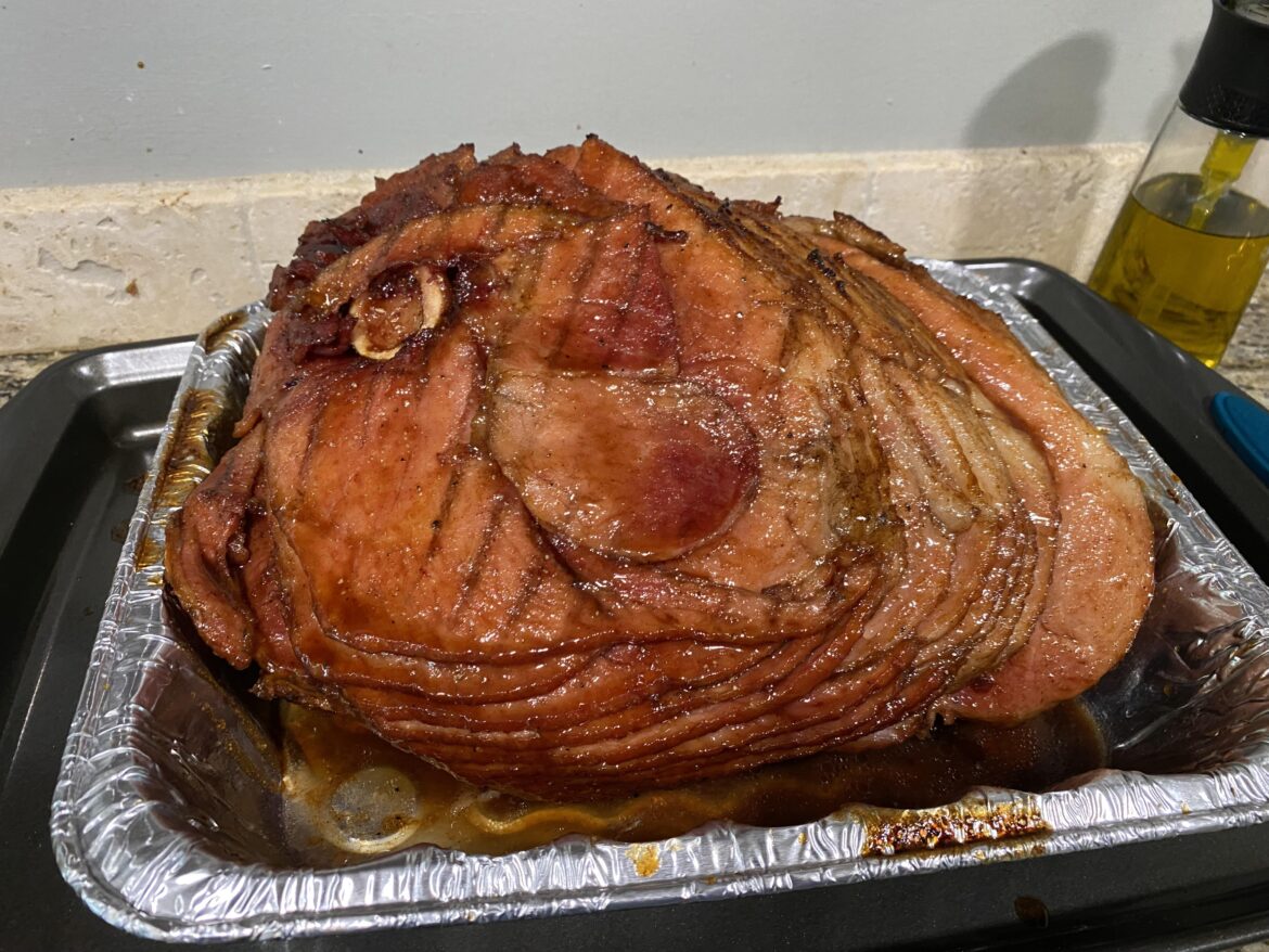 Honey-Brown Sugar Glazed Double-Smoked Ham
