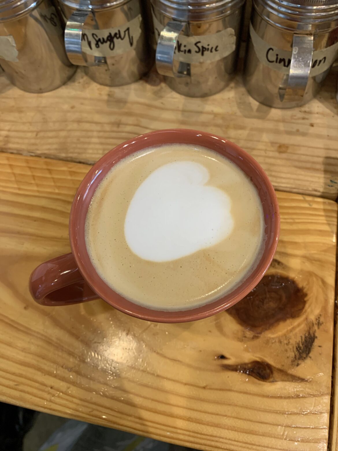 First ever attempted latte art. Story behind in comments.