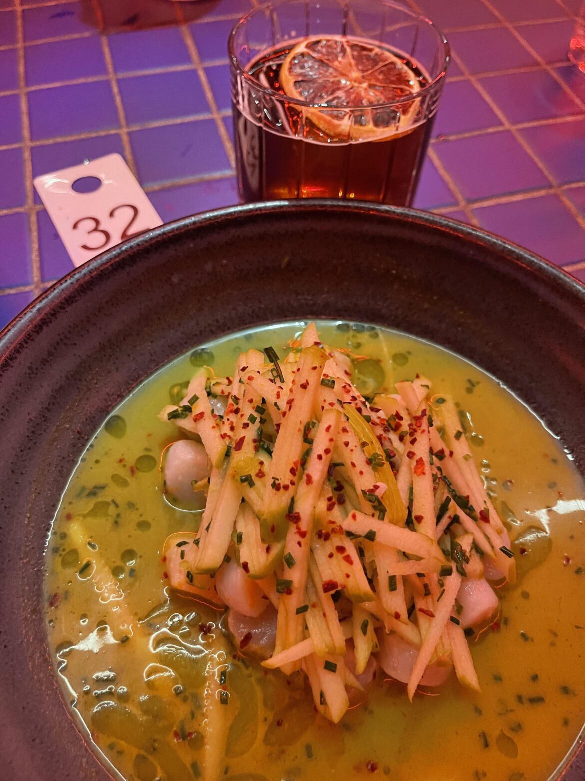 Scallop ceviche from Barda, probably the best seafood meal I’ve ever had