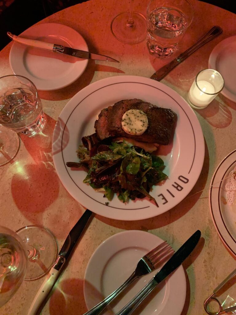 Date nights @ Oriel, Chinatown. Steak bavette and escargots.