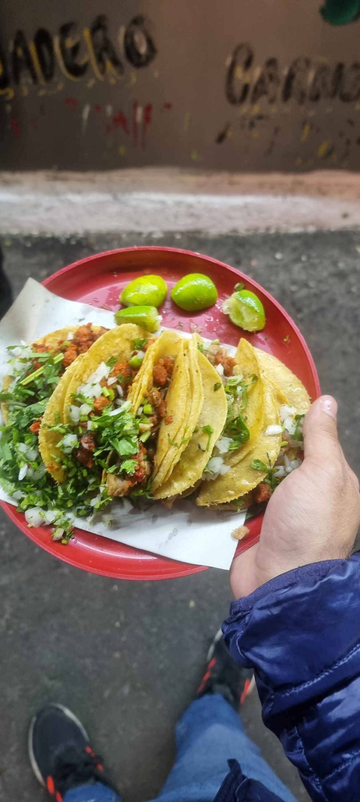 Mexico city street tacos