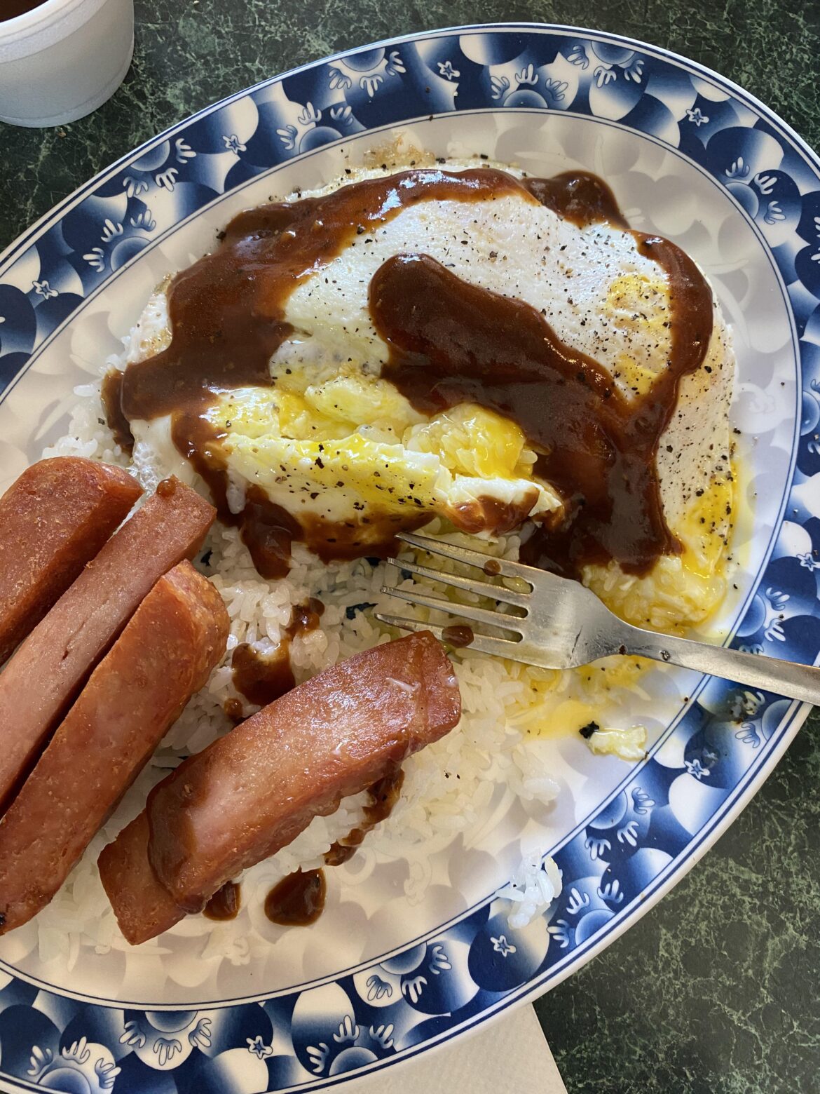 Breakfast plate at Aloha Food Factory, Alhambra. Heaven.