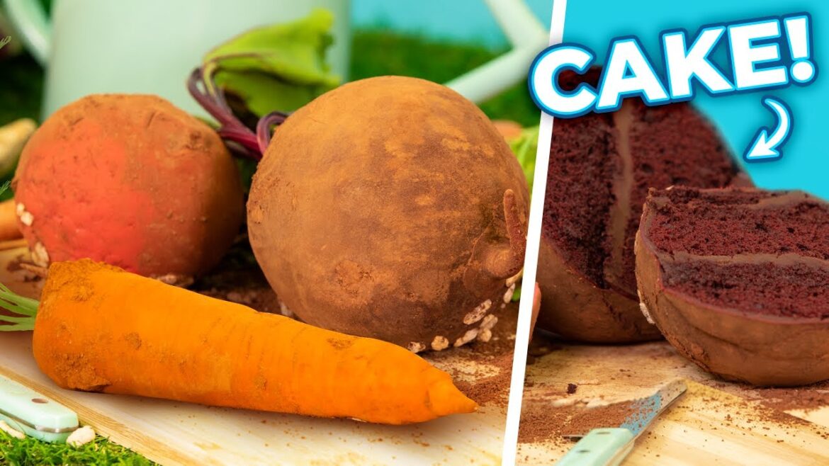 How To Cake A VEGETABLE GARDEN For Mother's Day! Beet, Carrot and Radish! Realistic Novelty Cakes!