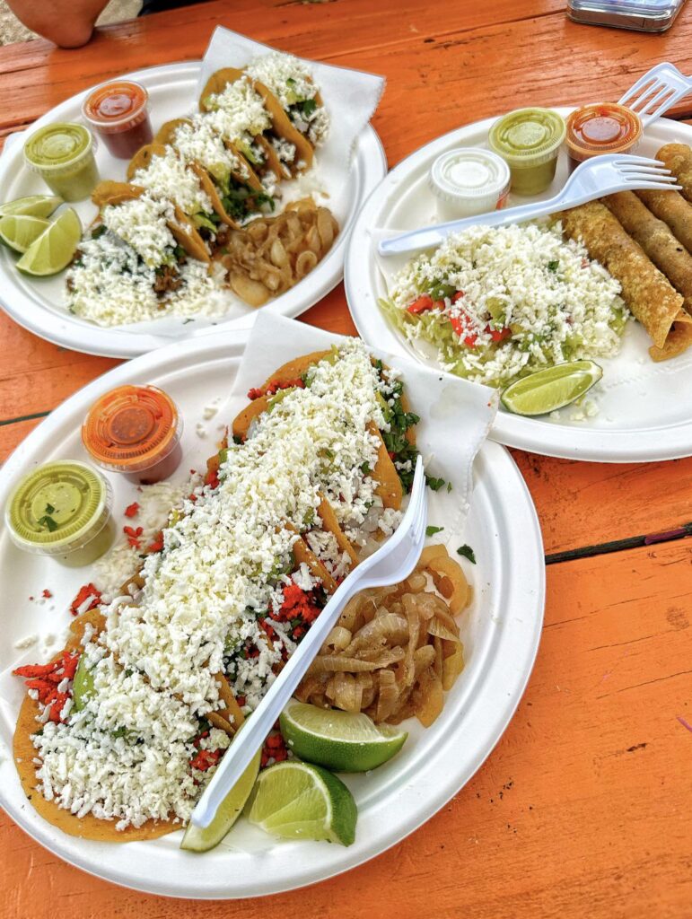 Street tacos from Oye Taquito