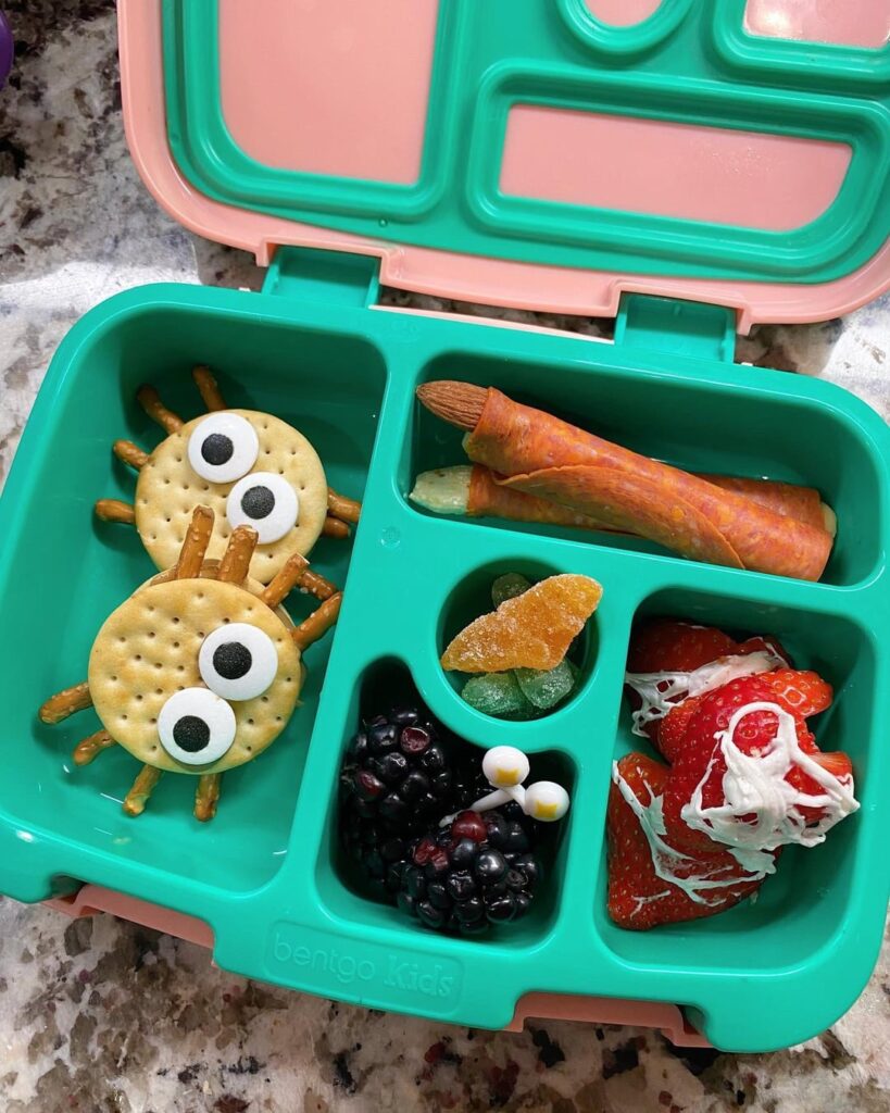 More spooky bentos for my 4 year old