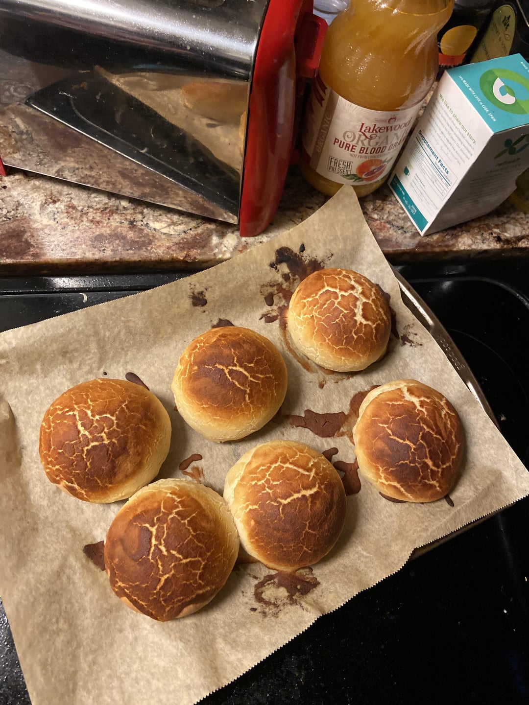 Gf’s outta town, so I made some dutch crunch rolls & bagels (shout out