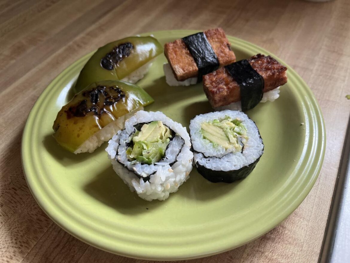 First try making sushi at home!