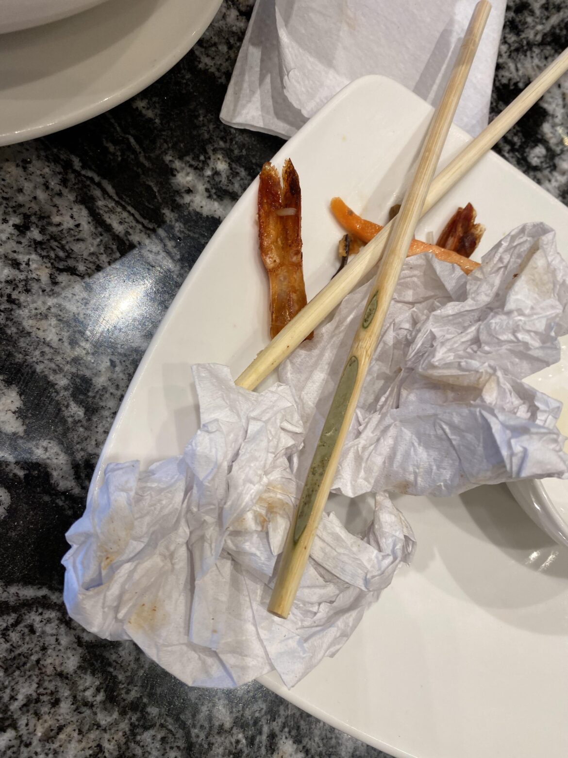 Why does my chopstick look like this?