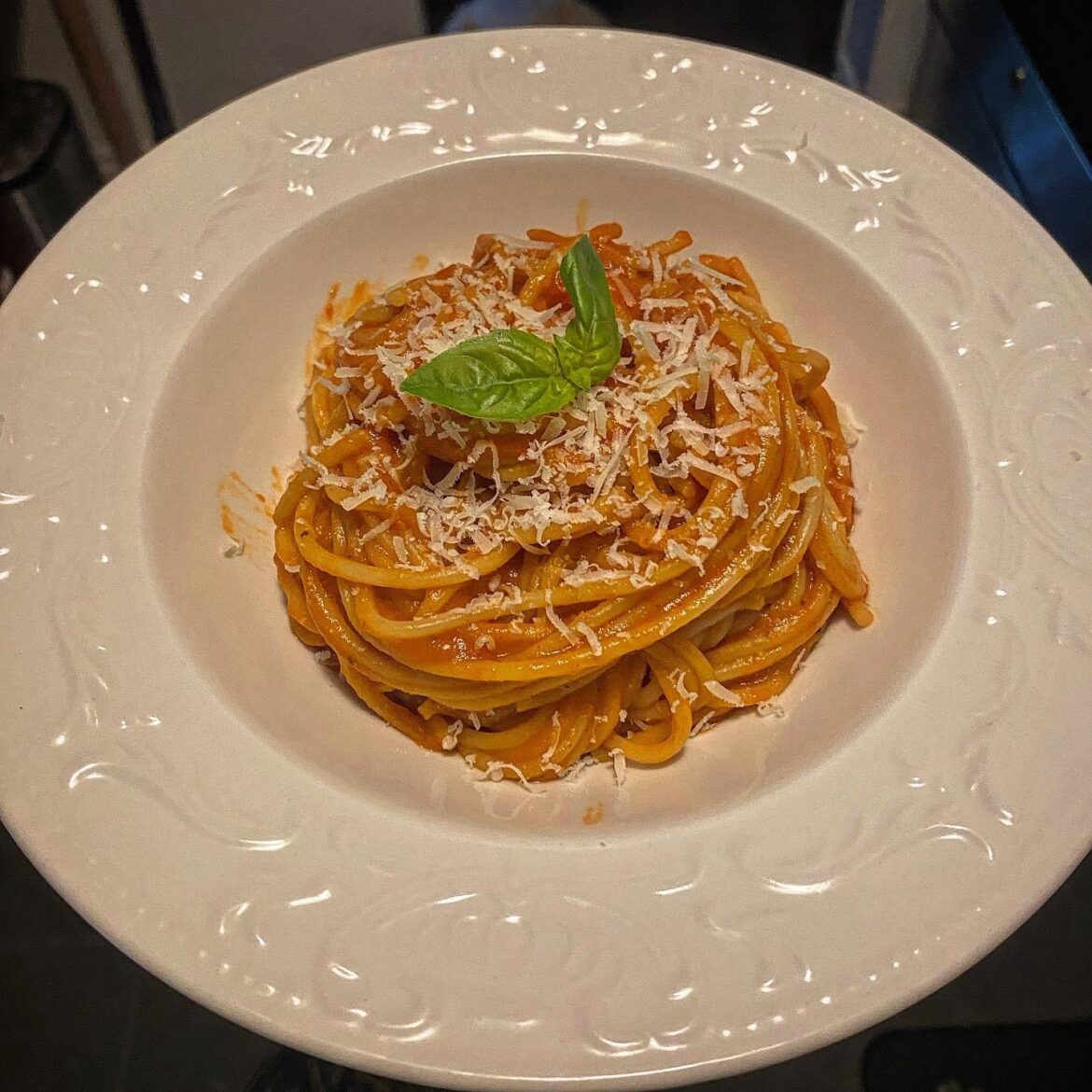 Spaghetti, courtesy of the show “The Bear”