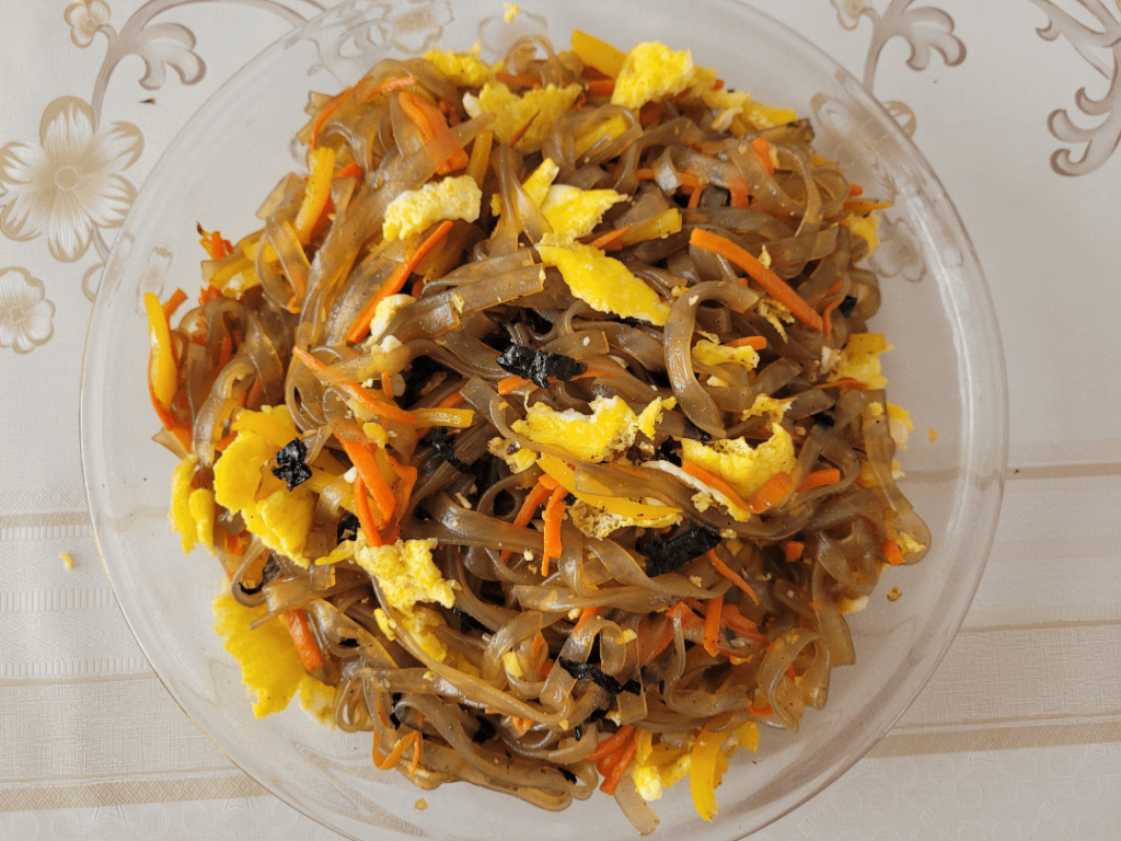 Tried making japchae