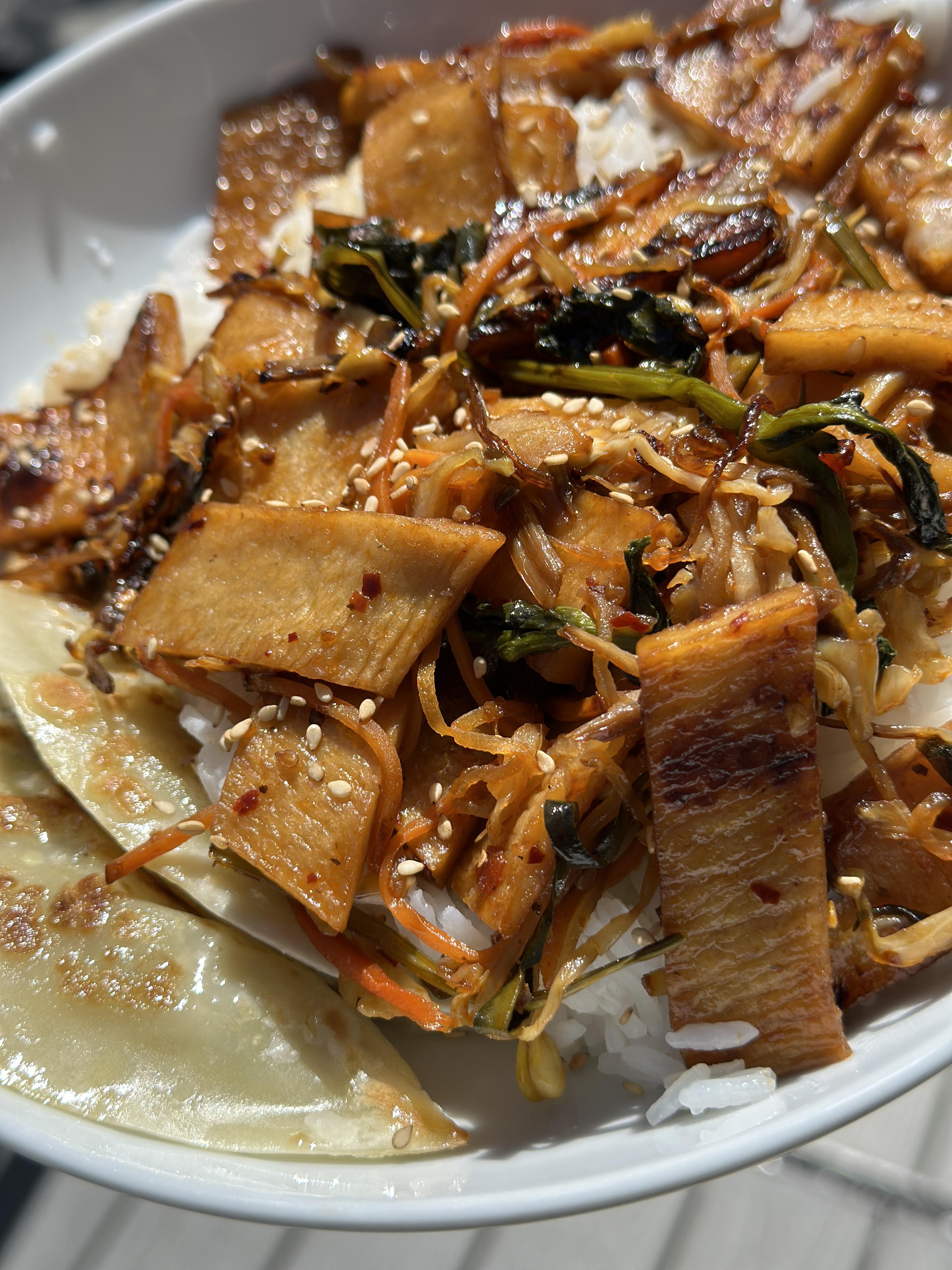 Dave’s Gourmet Korean from the farmers market Dining and Cooking