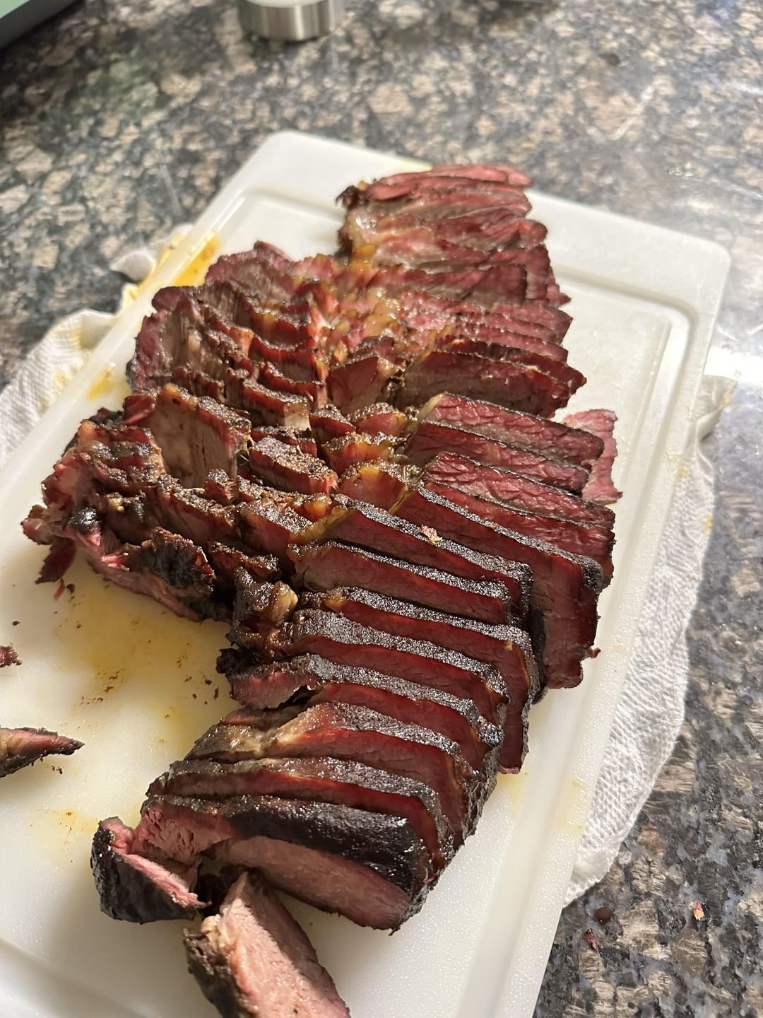 Chuck roast for fun on my coors banquet smoker Dining and Cooking