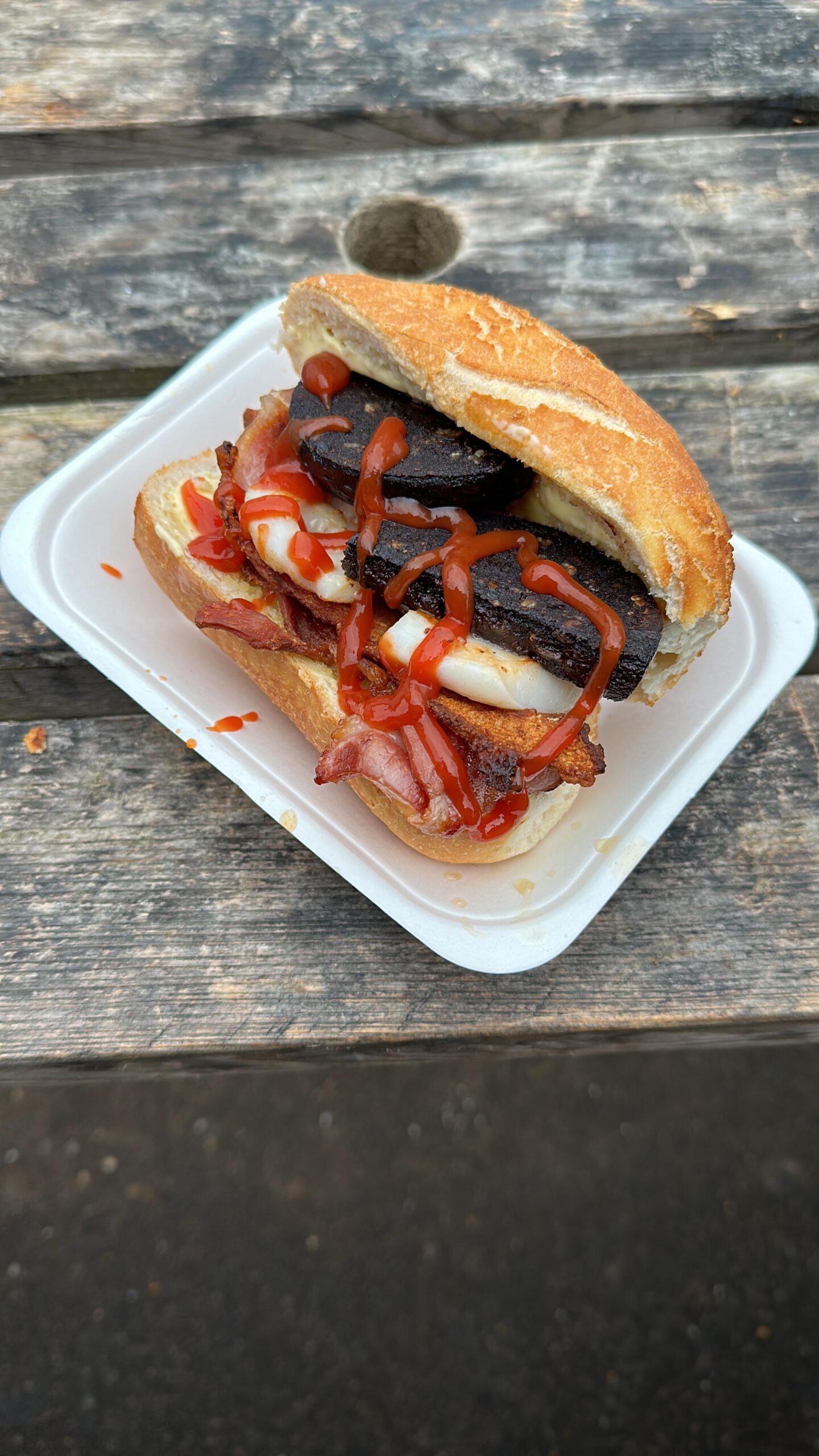 Bacon, scallop and black pudding roll Dining and Cooking