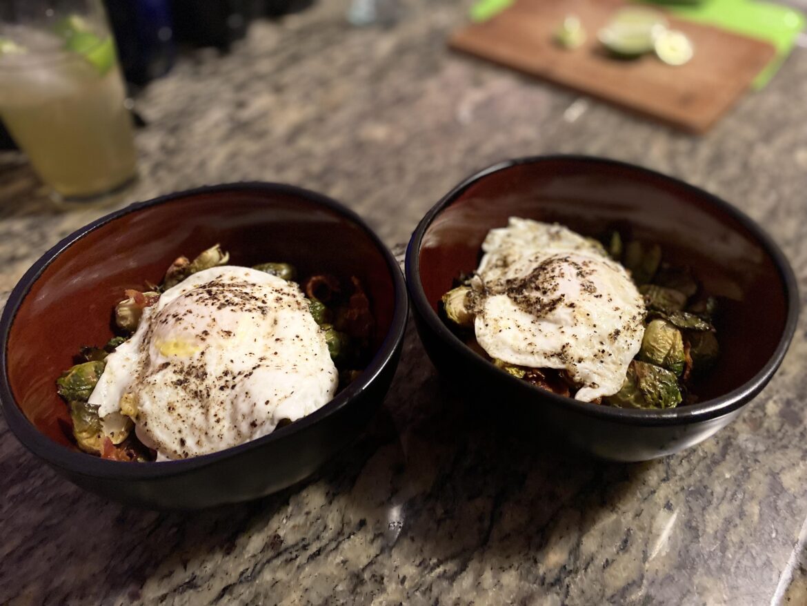 Bacon-Brussel Sprout Hash