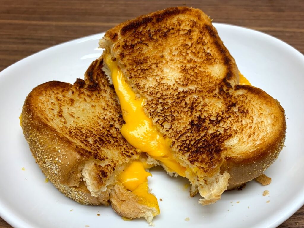 English Toasting Bread and Deluxe American Cheese