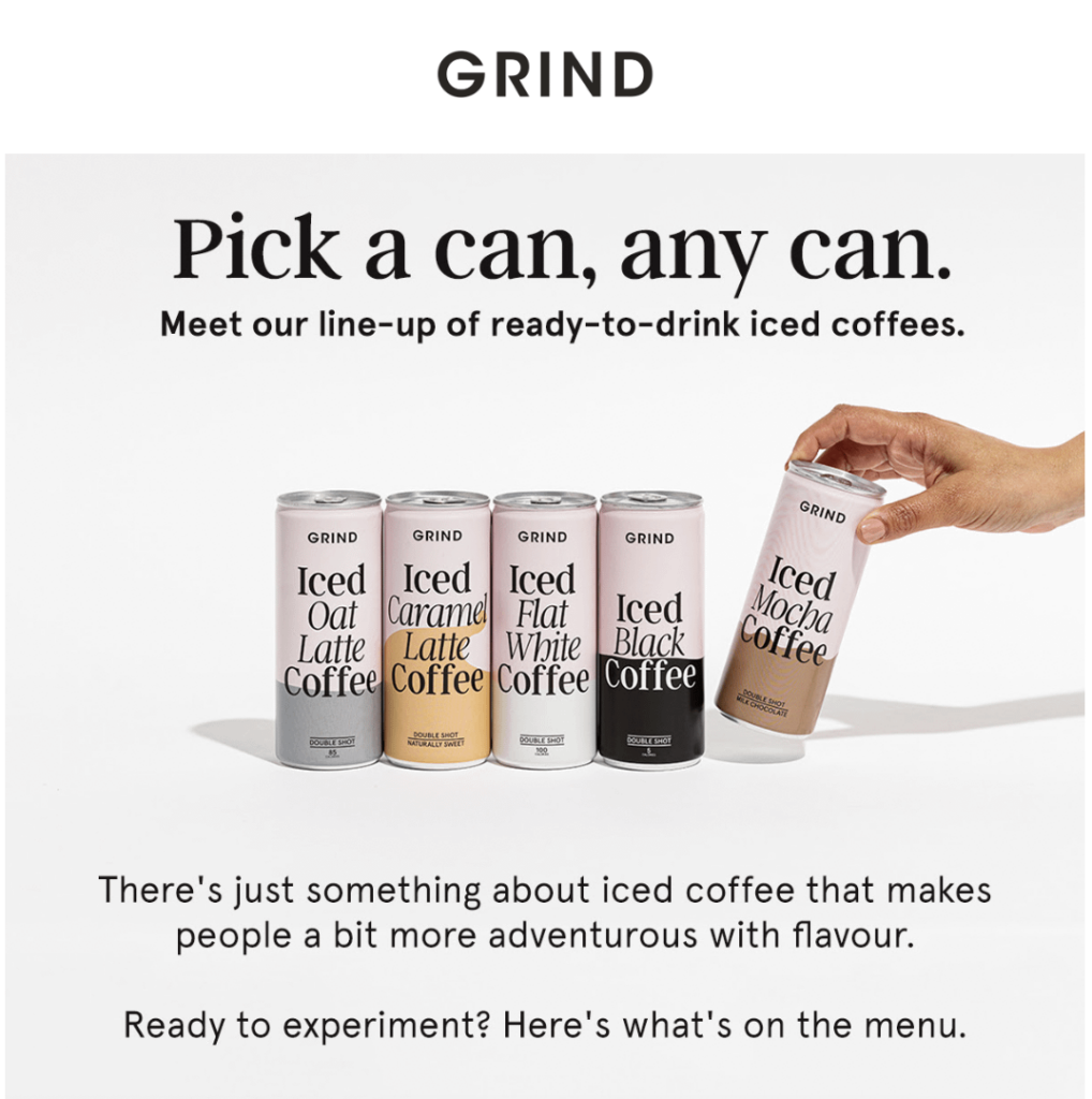 Why would they market an "iced" flat white? Is this a pure marketing play?