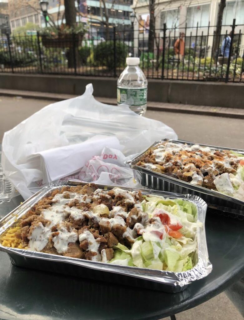 New York halal cart food