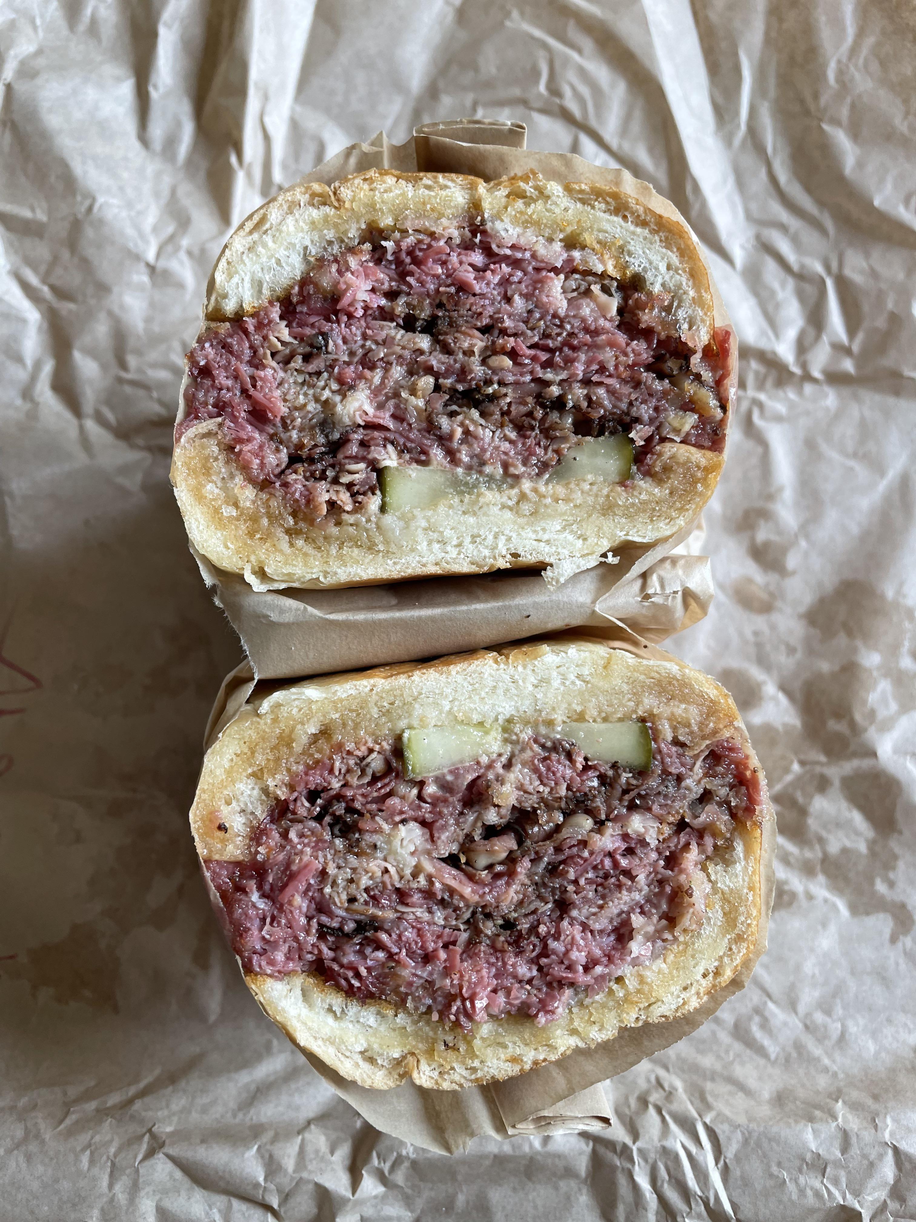 [i ate] the boca: romanian pastrami, corned beef, brisket, muenster ...