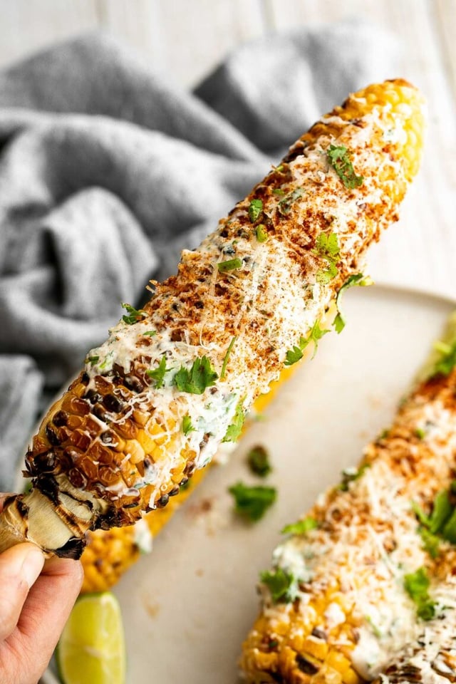Mexican Street Corn (Elote) Dining and Cooking
