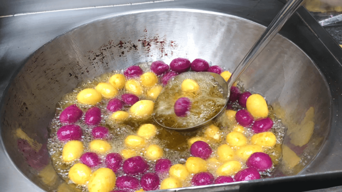 Sweet Potato Balls in Vietnam
