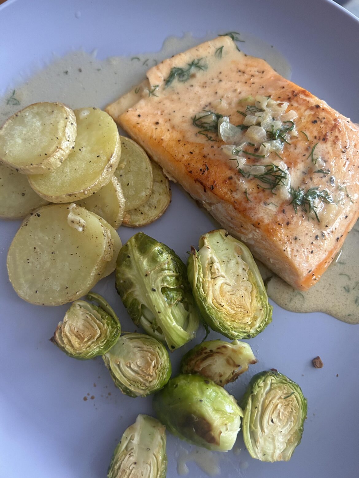 Honey Dijon Dill Trout! Delicious!