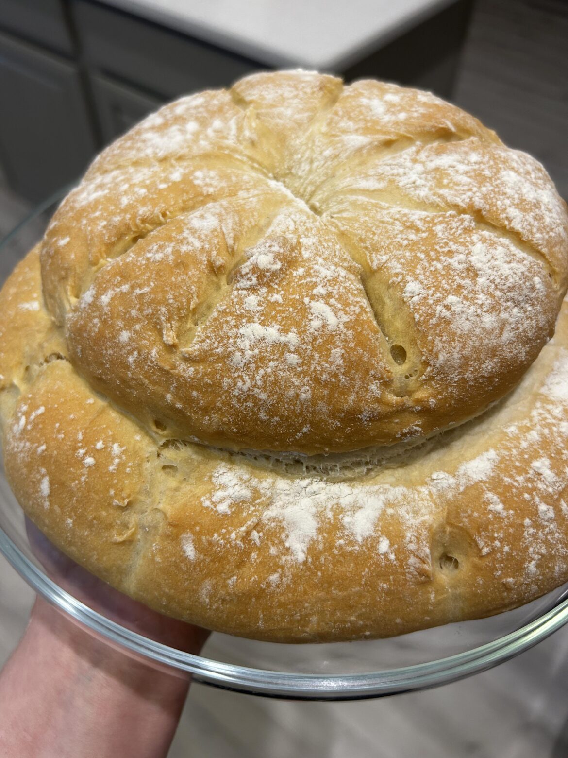 English Cottage Loaf (and first ever loaf)