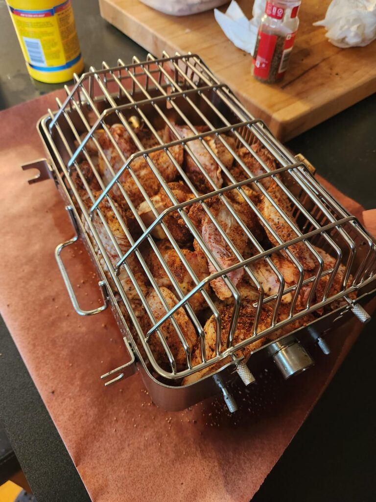 Spinning wings in the rain