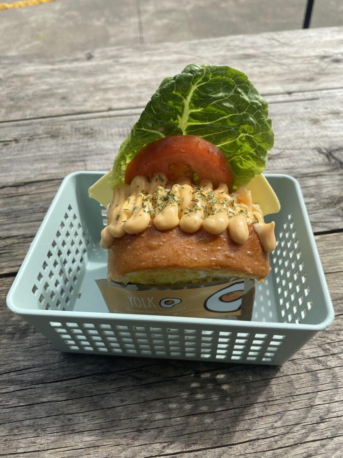 Korean Sandwich at the Burnham Park Baguio City.