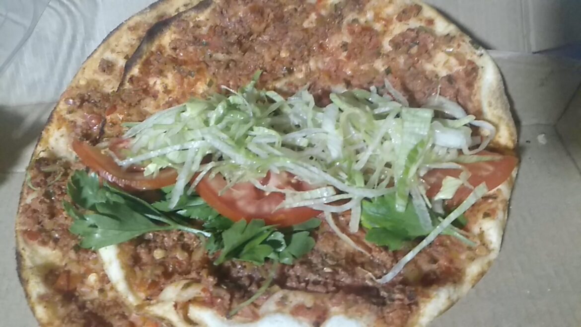 Turkish Lahmacun. $1 each.