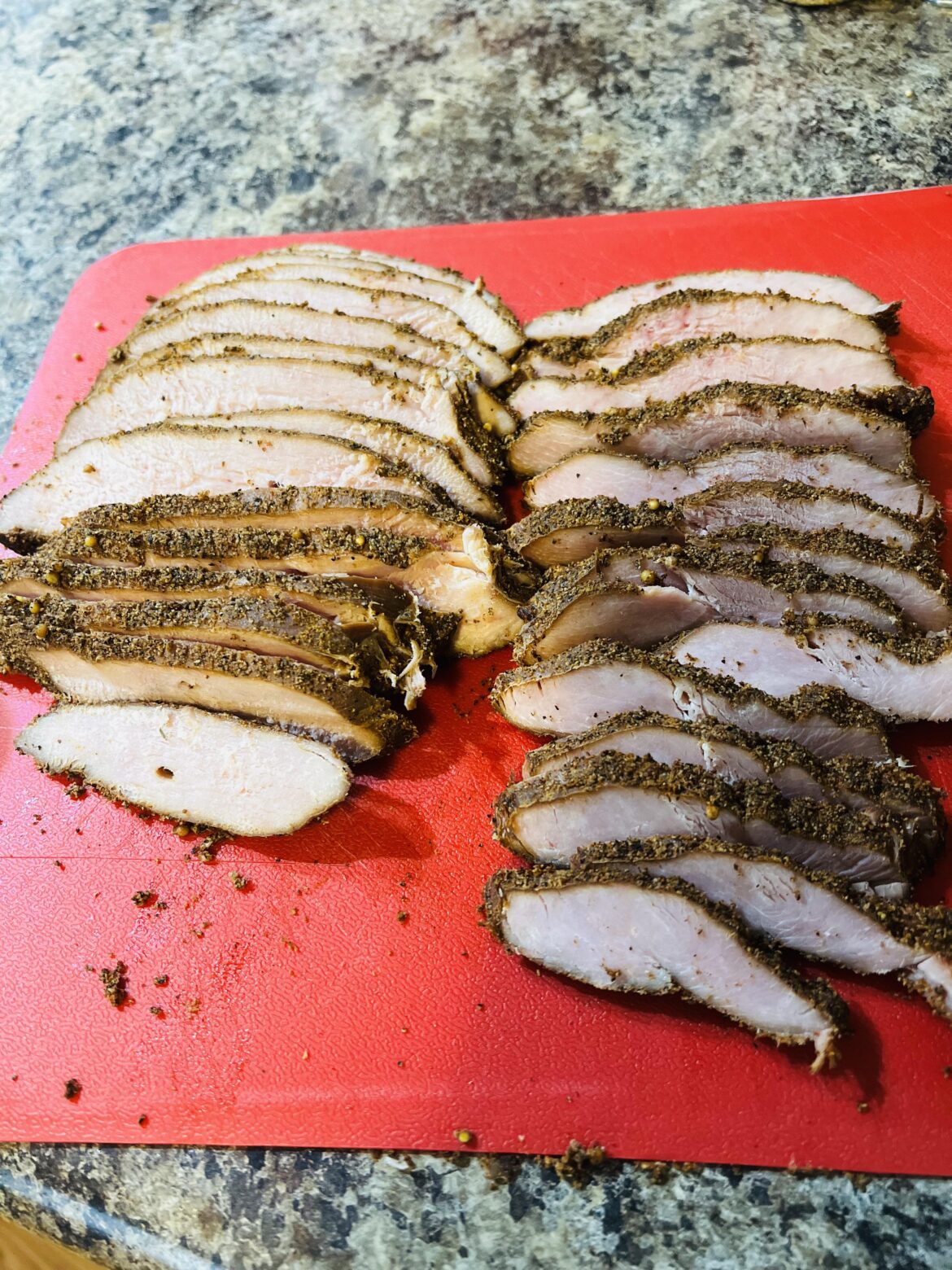 [homemade] Wild Turkey Pastrami