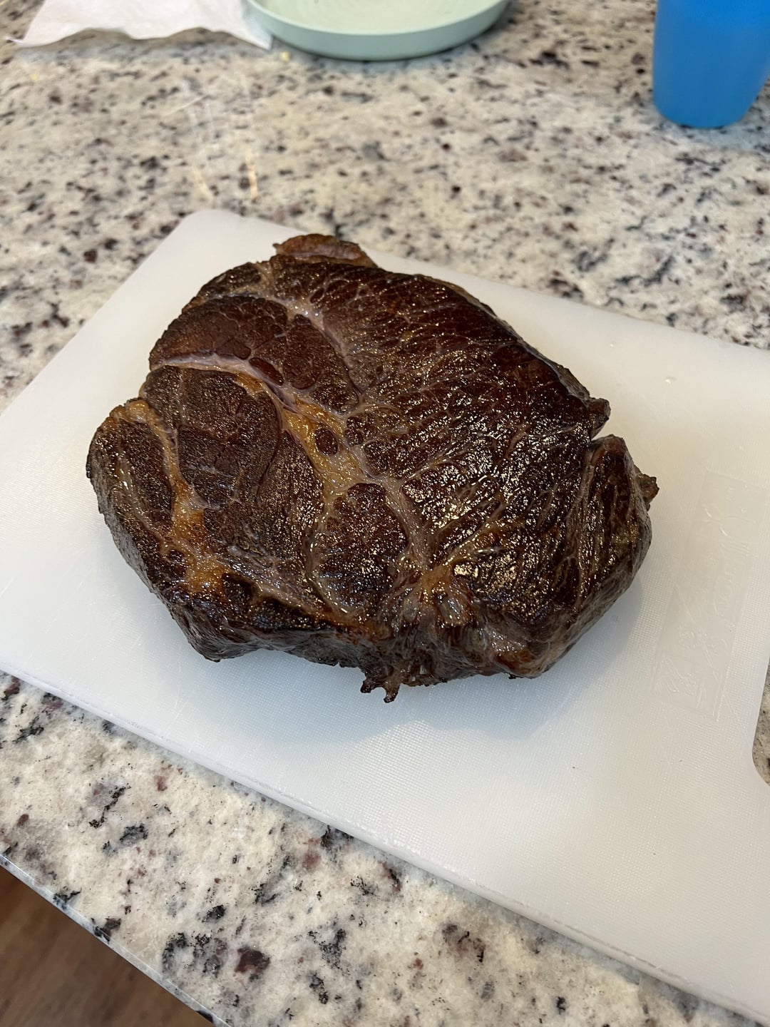 Beef chuck steak sous vide. Delicious Dining and Cooking