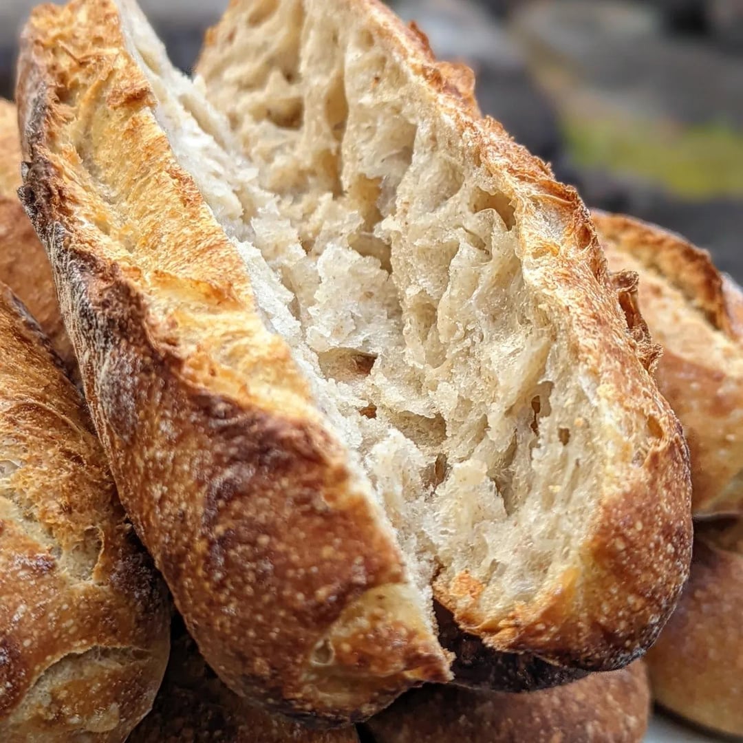 [Homemade] Meatball Sub on sourdough baguette Dining and Cooking