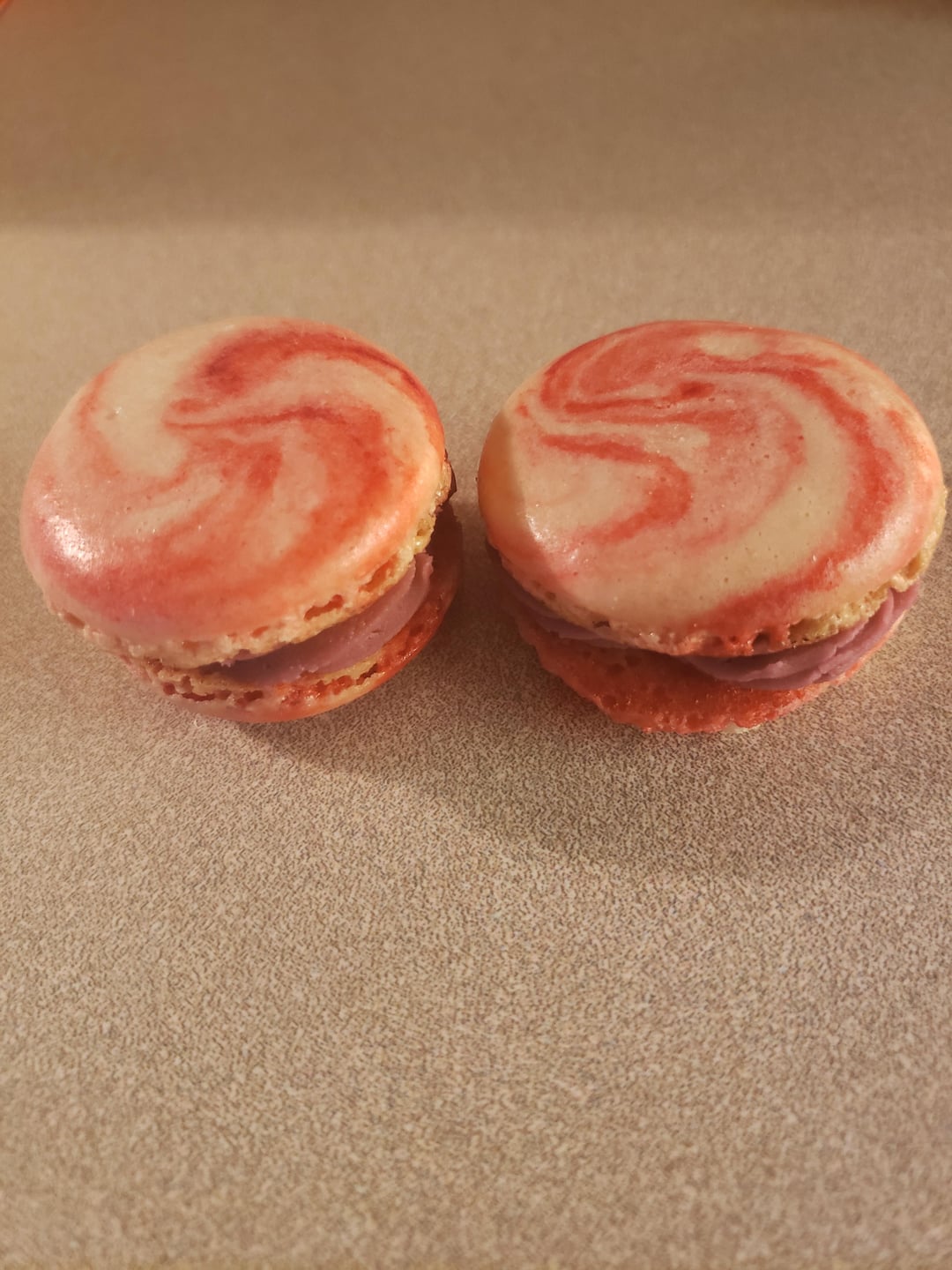MARBLED MACARONS Dining and Cooking