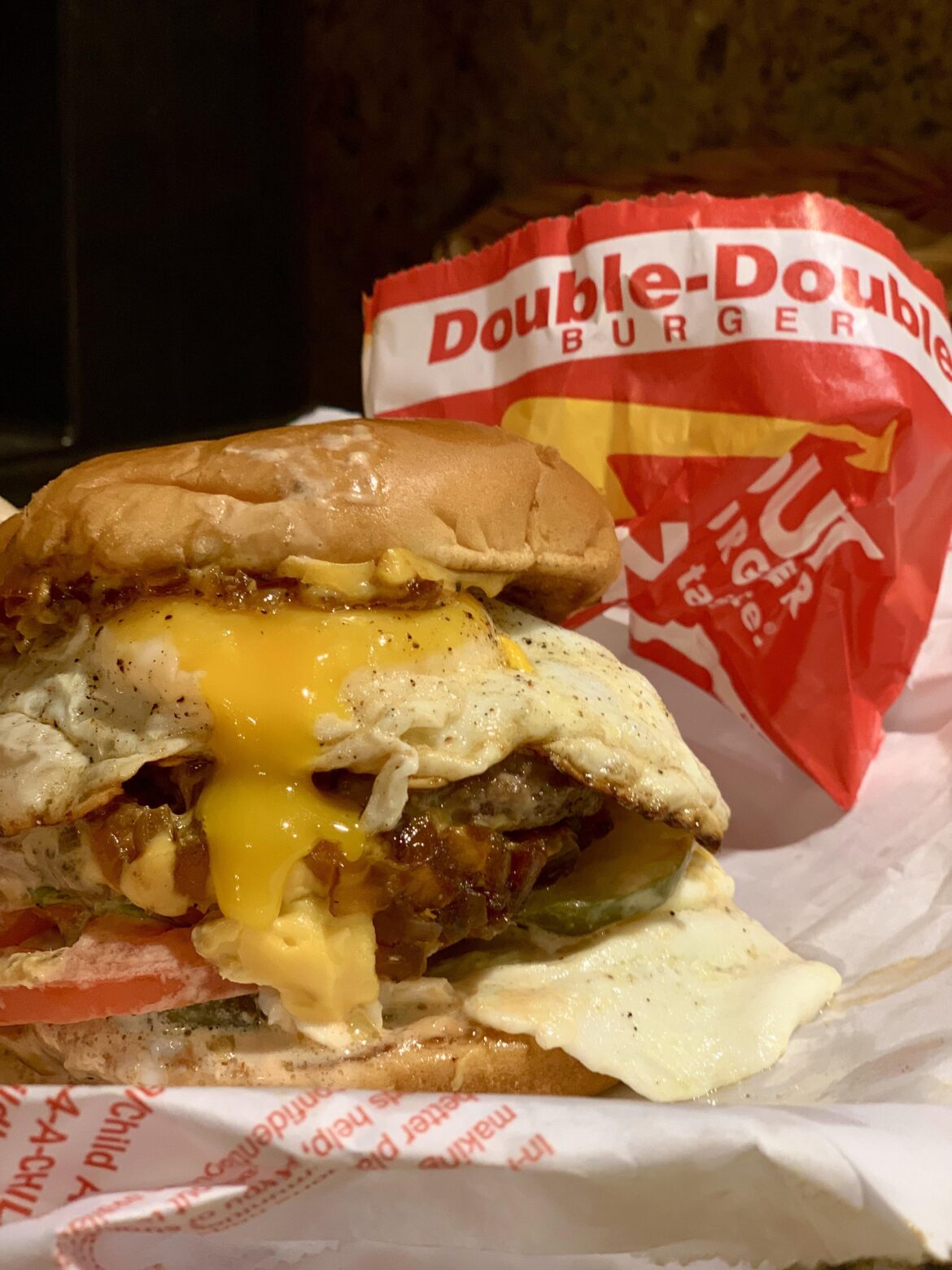A Double-Double, so double the egg